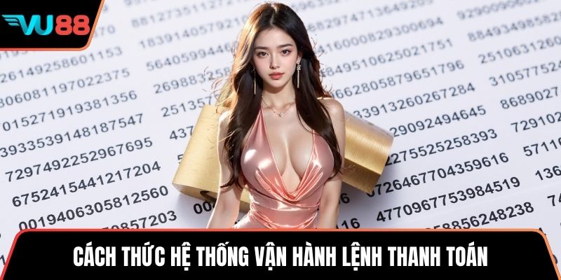 Cách thức hệ thống vận hành lệnh thanh toán