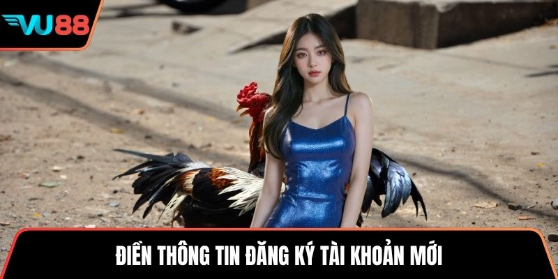 Điền thông tin đăng ký tài khoản mới