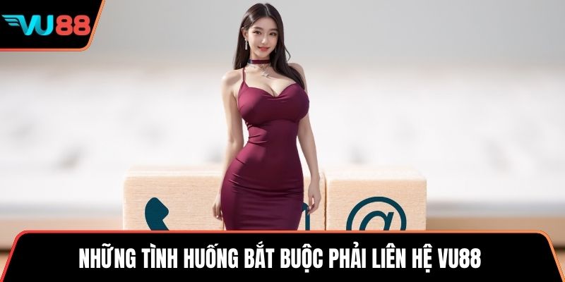 Những tình huống bắt buộc phải liên hệ VU88 