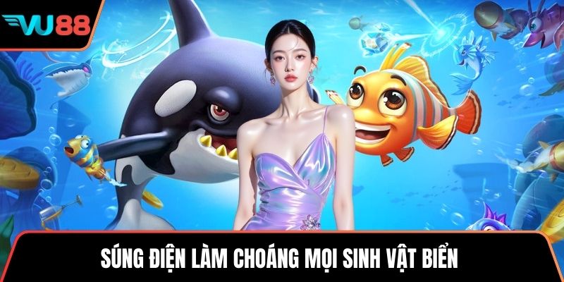 Súng điện làm choáng mọi sinh vật biển